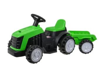TRAKTOR Z PRZYCZEPĄ ZIELONY