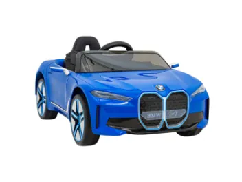 Autko BMW i4 niebieski