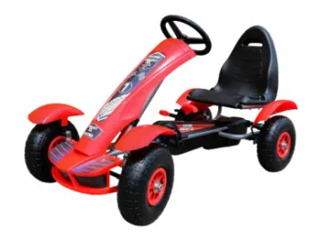 GOKART NA PEDAŁY RACING XL DLA DZIECI czerwony