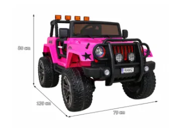 AUTO TERENOWE JEEP MONSTER Różowy