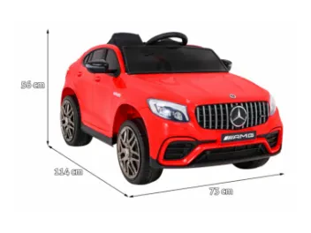 Mercedes Benz GLC63S Czerwony