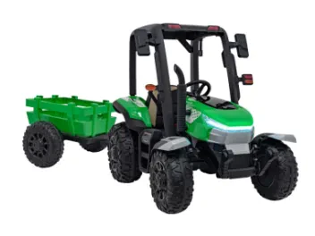 Traktor BLAST Z Przyczepką Zielony
